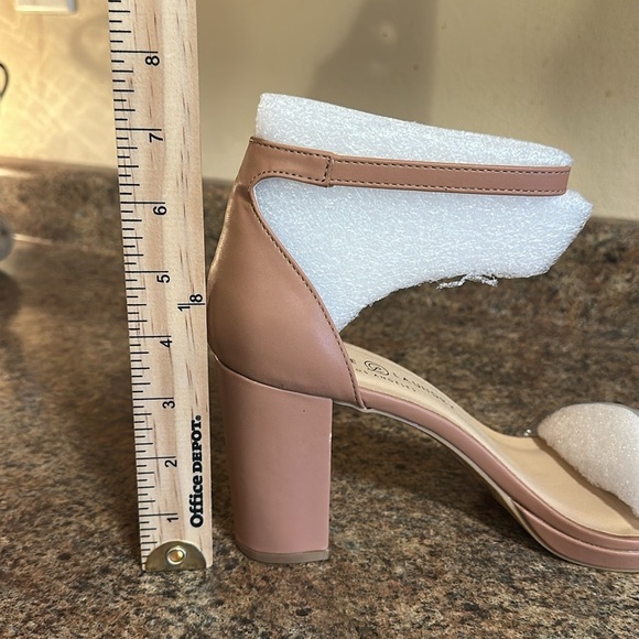 Chinese Laundry Teri Sandal Nude Block Heel Womens Size 10 - Picture 5 of 11